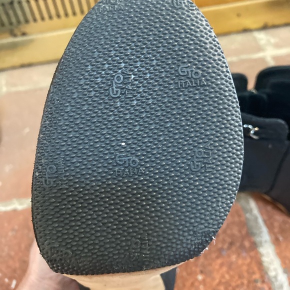 Chanel Black Oiled Suede High Heel Ankle Boots~ - Picture 10 of 11